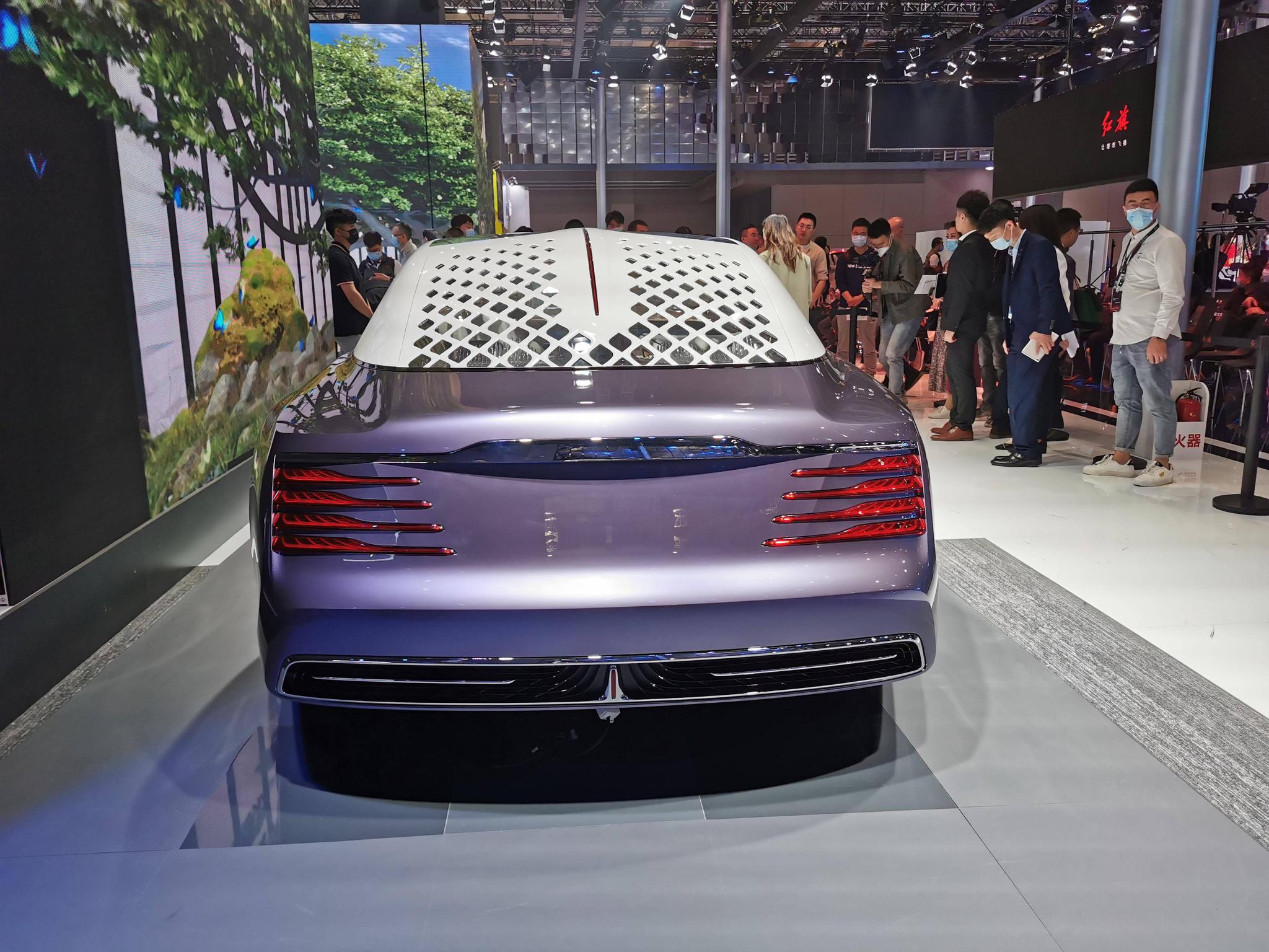 2021上海车展红旗lconcept概念车问世