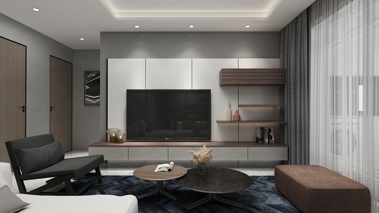 2021年流行的客厅电视柜定制|电视柜|客厅|电视墙_新浪新闻