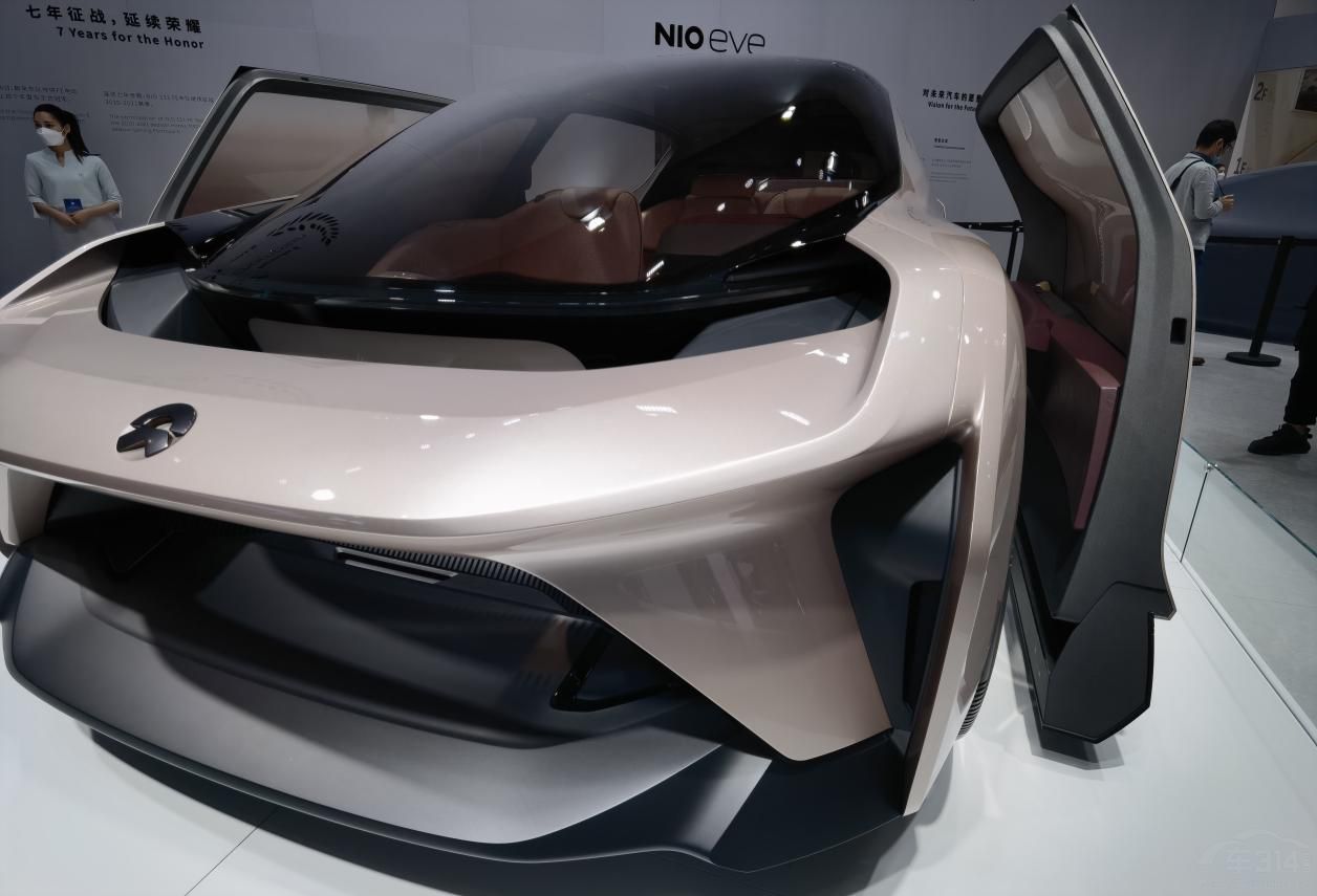 2021上海车展蔚来nioeve概念车亮相
