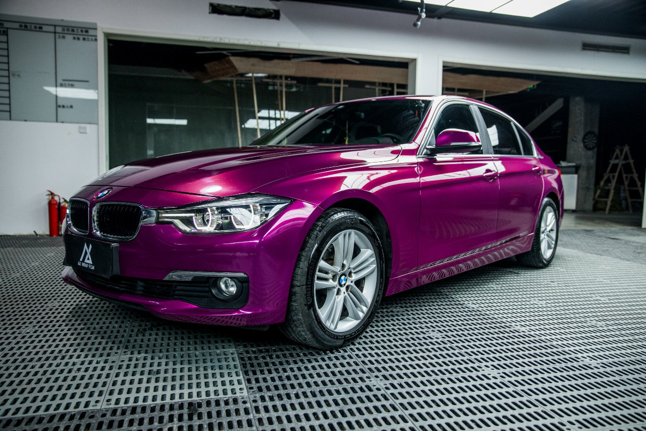 宝马3系改色浆果紫色 是甜还是咸