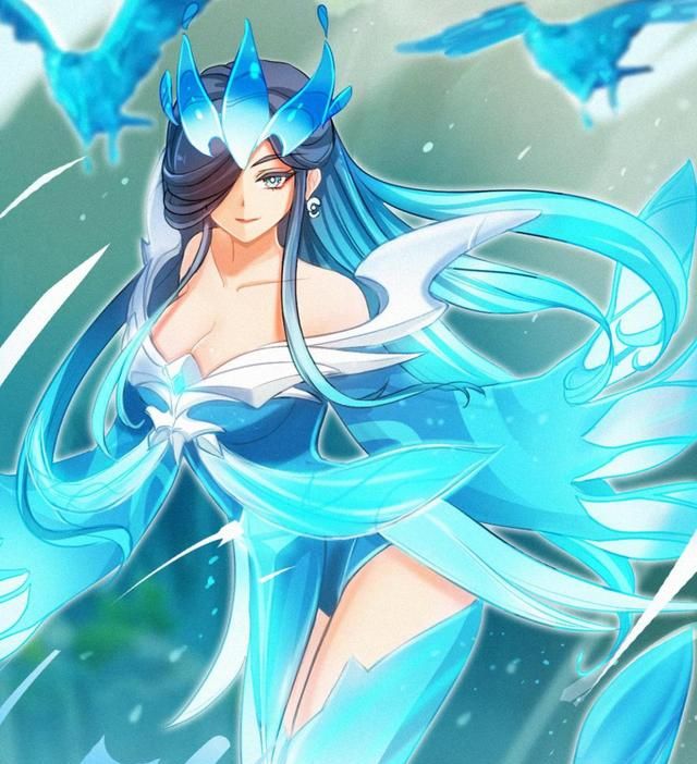 《原神》粉丝将纯水精灵洛蒂娅绘制成"人形",御姐形象圈粉无数
