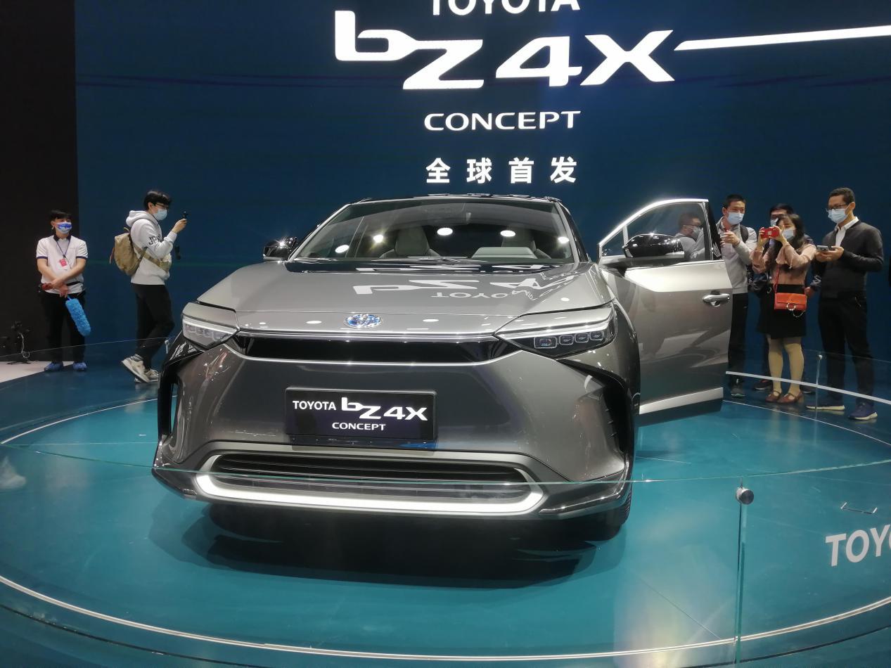 2021上海车展:丰田全新纯电suv bz4x 全球首发