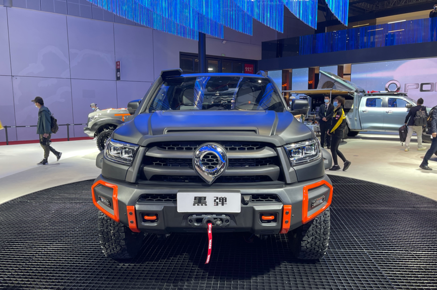2021上海车展丨越野套件武装到牙齿长城炮黑弹特别版亮相