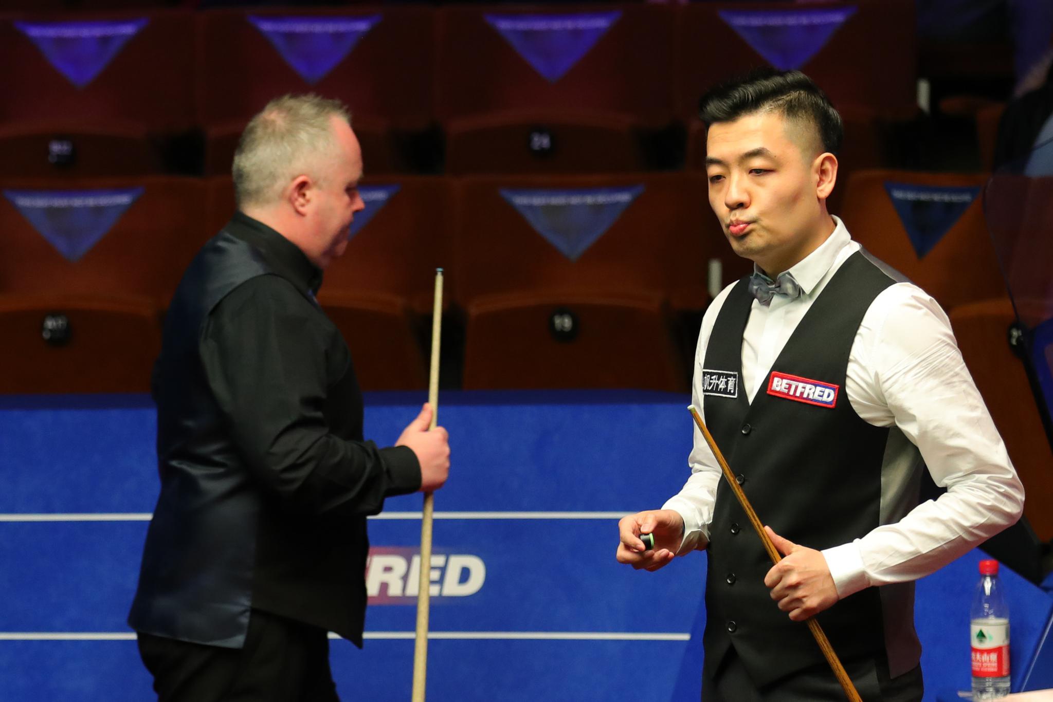 4月18日,田鹏飞在首轮第一节比赛中.新华社发(翟政摄)