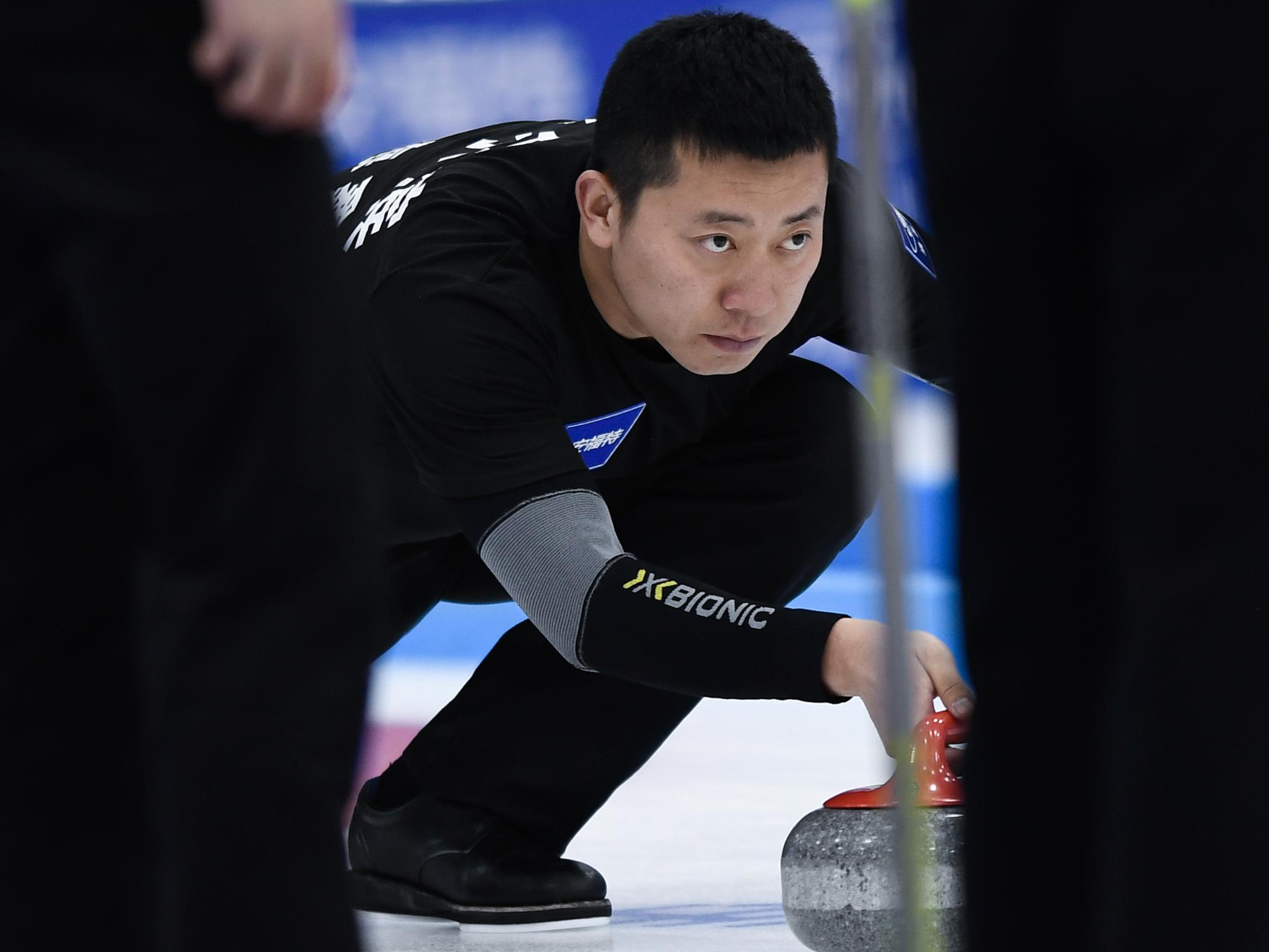 冰壶中国公开赛哈尔滨市队战胜青海队