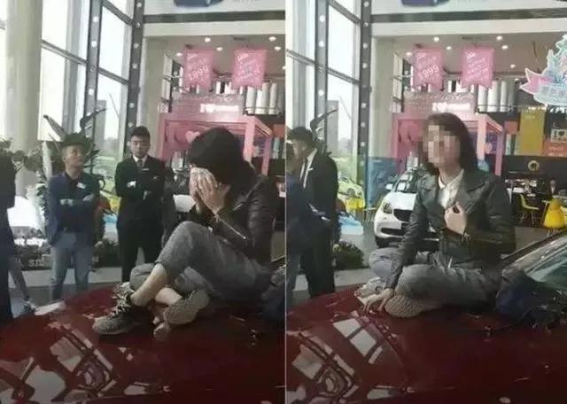 上海车展特斯拉车主站车顶维权，高喊“特斯拉刹车失灵”休闲区蓝鸢梦想 - Www.slyday.coM