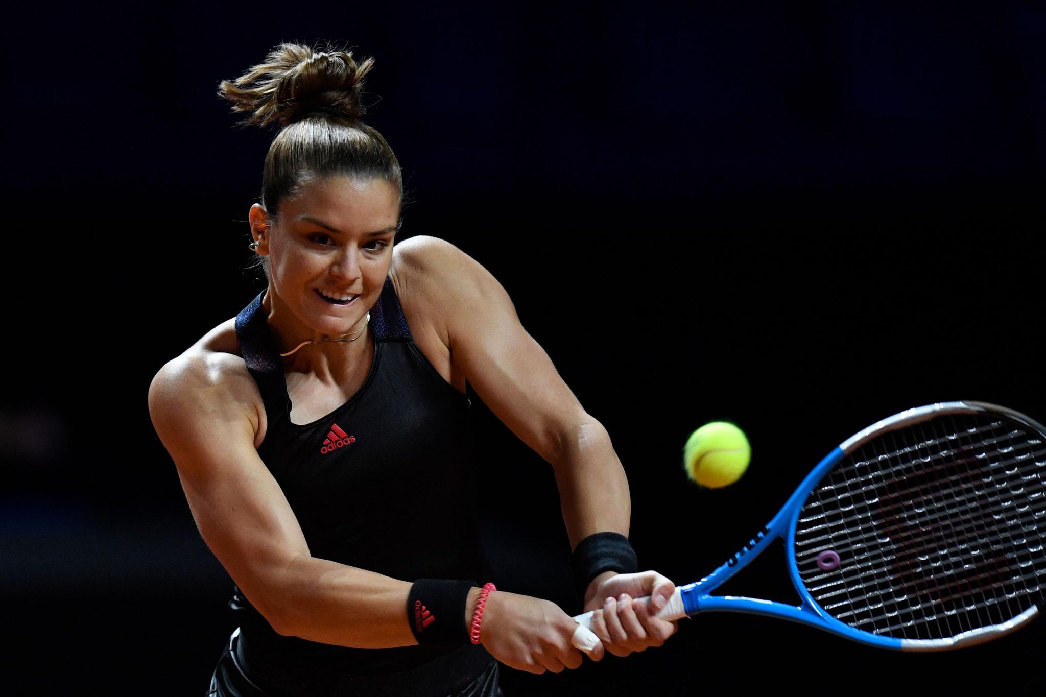 网球保时捷网球大奖赛萨卡里晋级