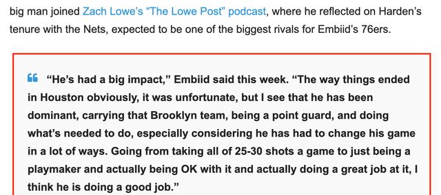 篮网两喜一忧!杜少力挺浓眉,哈登无限期休战,还获恩比德盛赞休闲区蓝鸢梦想 - Www.slyday.coM 篮网两喜一忧!杜少力挺浓眉,哈登无限期休战,还获恩比德盛赞休闲区蓝鸢梦想 - Www.slyday.coM