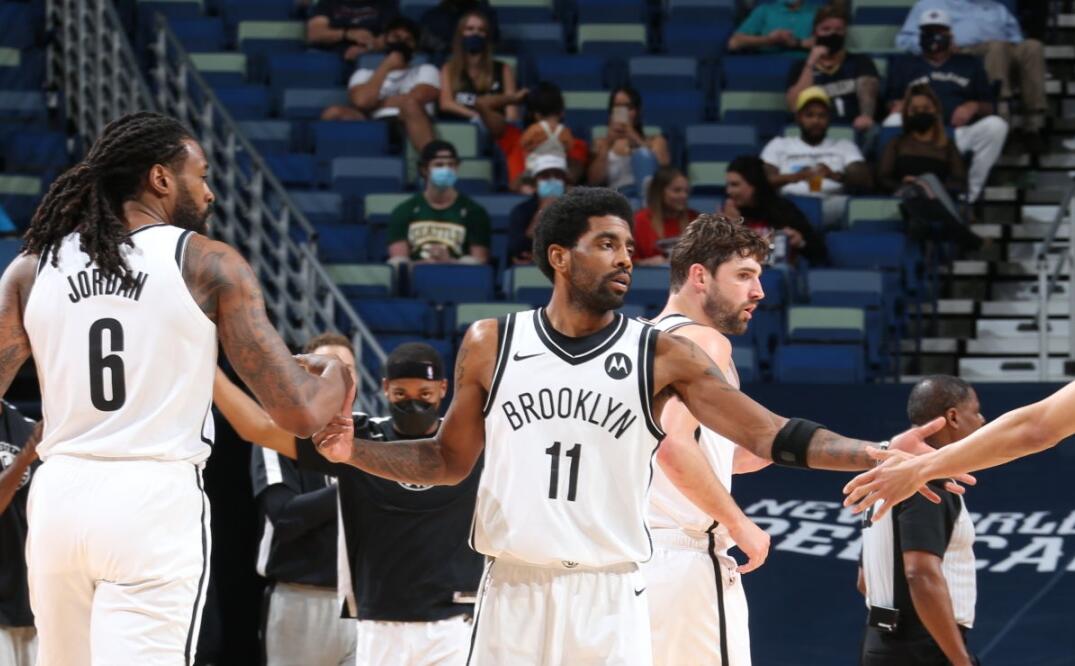 轰328欧文关键攻防给锡安上课1数据成篮网队史第二人