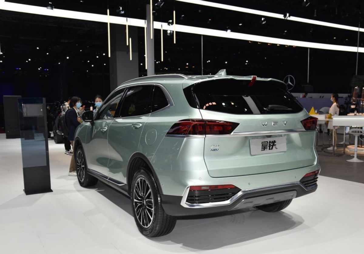 2021上海车展丨搭载1.5t dht混动技术 wey拿铁正式亮相