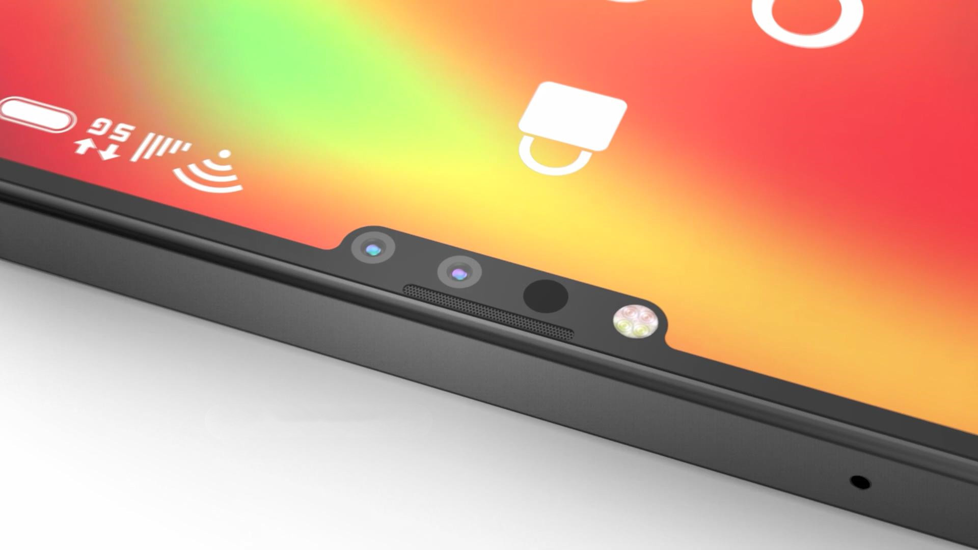 iphone13pro渲染图:微缝听筒刘海尺寸更小,支持55w无线闪充__财经头条