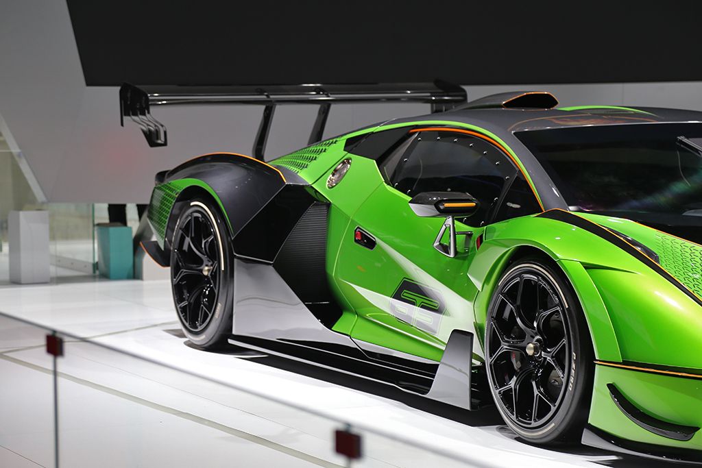 2021上海车展实拍:兰博基尼scv12/huracán sto-新浪汽车
