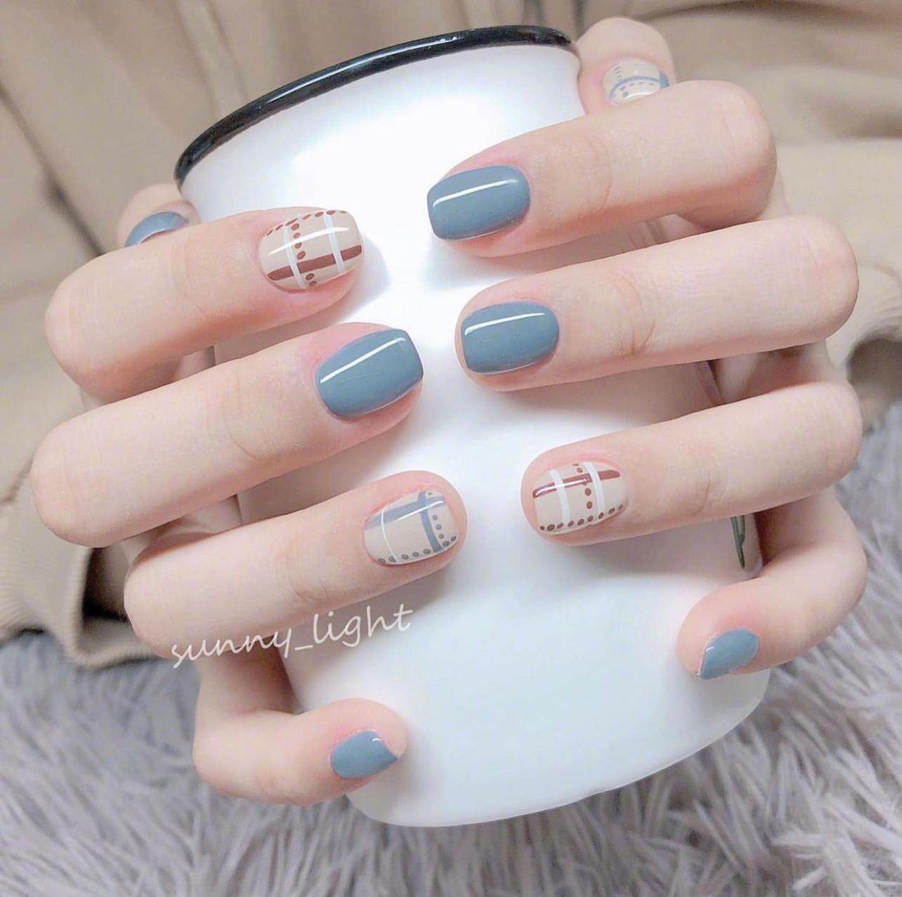 超级适合春夏的彩色系美甲参考合集