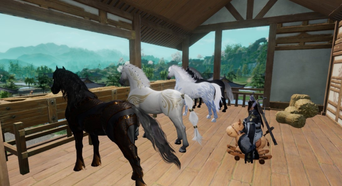 剑三最牛的马出现了?颜值神似"川普",天策给我去刷!