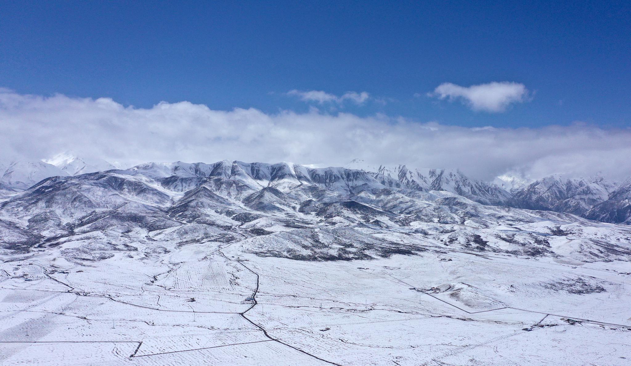 雪后祁连美如画
