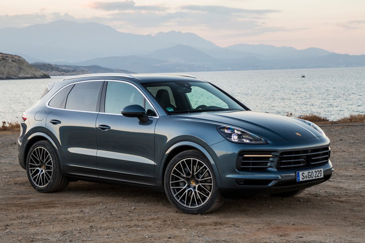 外观汲取taycan设计预计2024年推出保时捷cayenne纯电渲染图