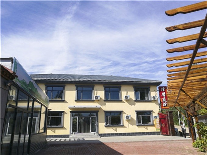 蓟县盘山清馨庭院农家院小院一年四季营业独门独院十分宽阔