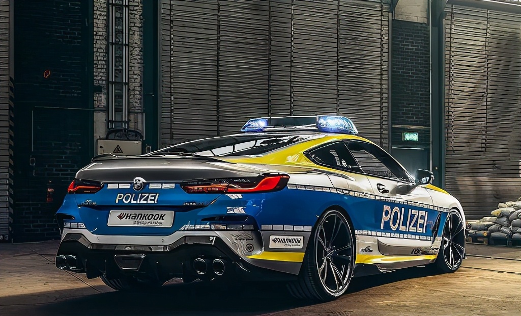 用宝马8系打造的德国警车,英气十足,3.5秒破百,极速300