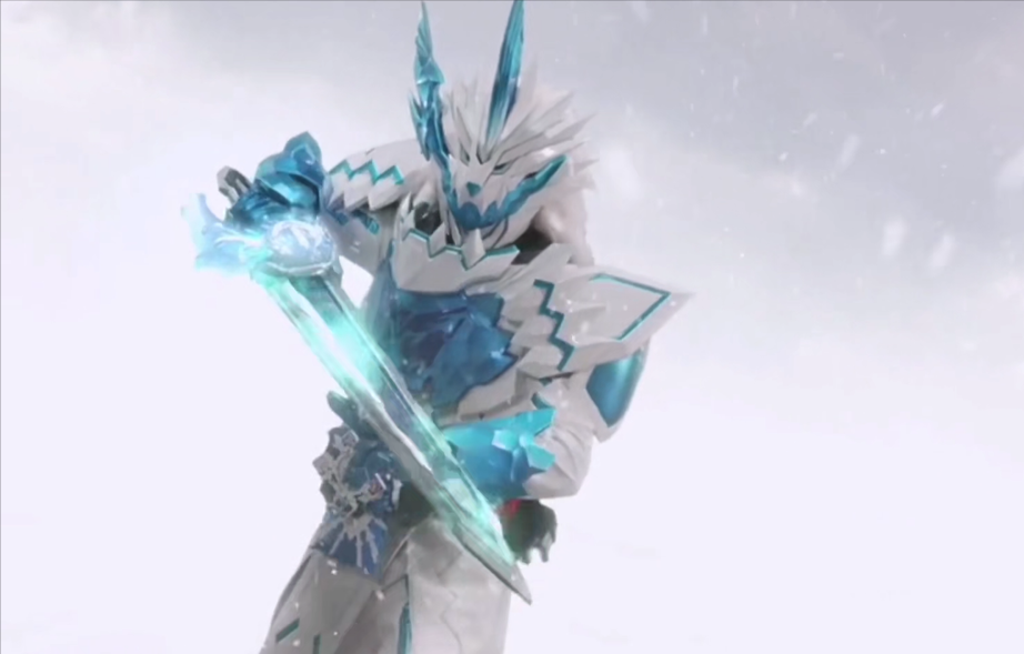 假面骑士圣刃伦太郎用命换外挂冰狮子确实很帅