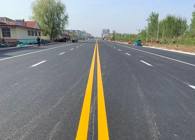 崭新沥青路莱西市常州路济南路至梅山路通车了