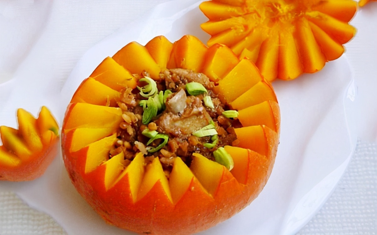 南瓜蒸肉怎么烹制