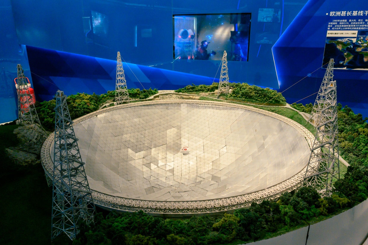 "中国天眼"接收面积相当于30个足球场,现已对全球开放|天眼|天文|射电
