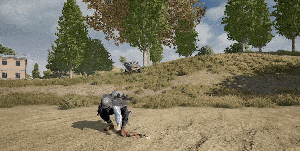 绝地求生ibiza换位击杀操作方法来学我左手开车右手突突突