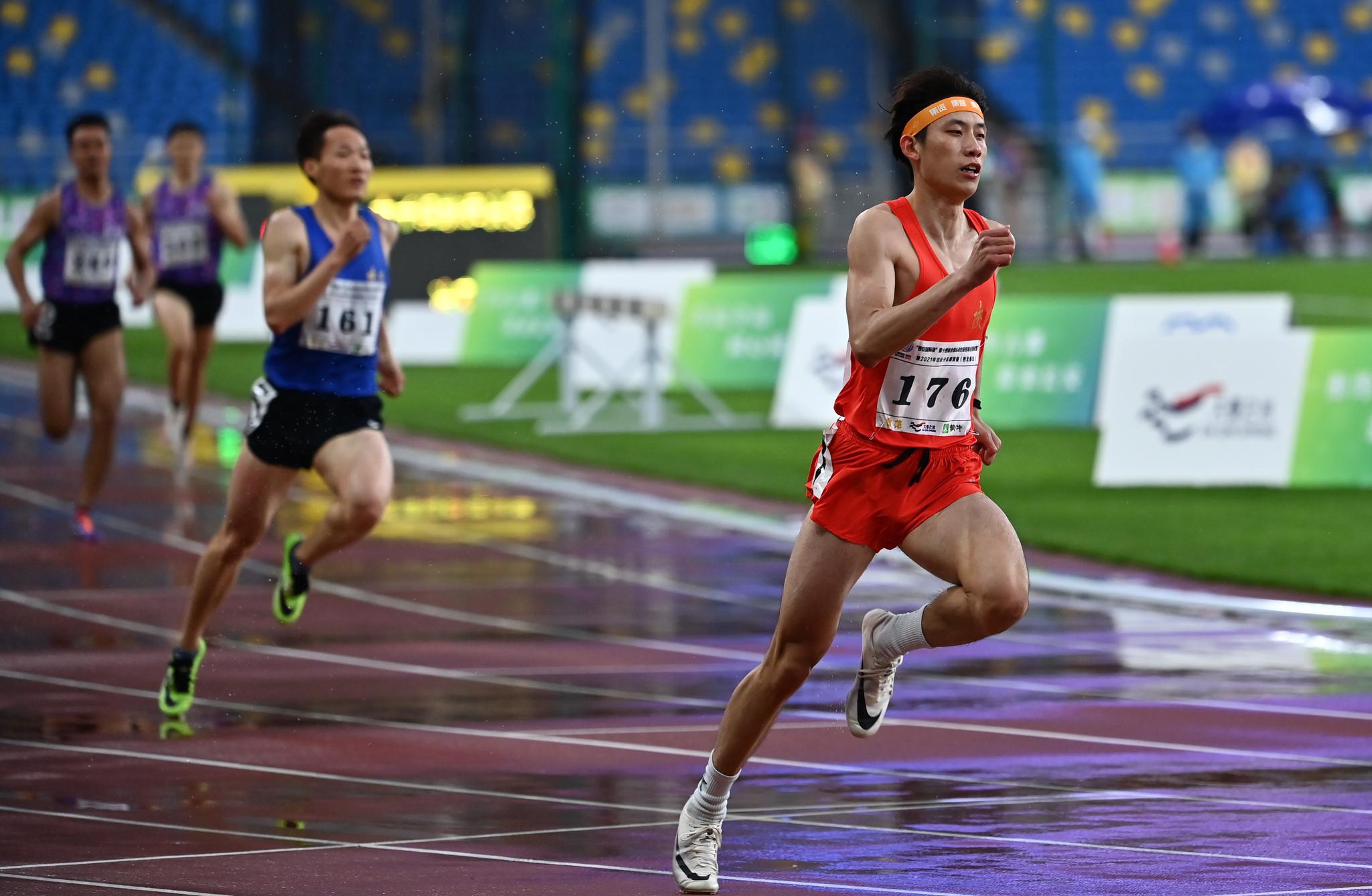 田径——全运会田径测试赛:男子400米赛况|全运会|田径项目|陕西_新浪