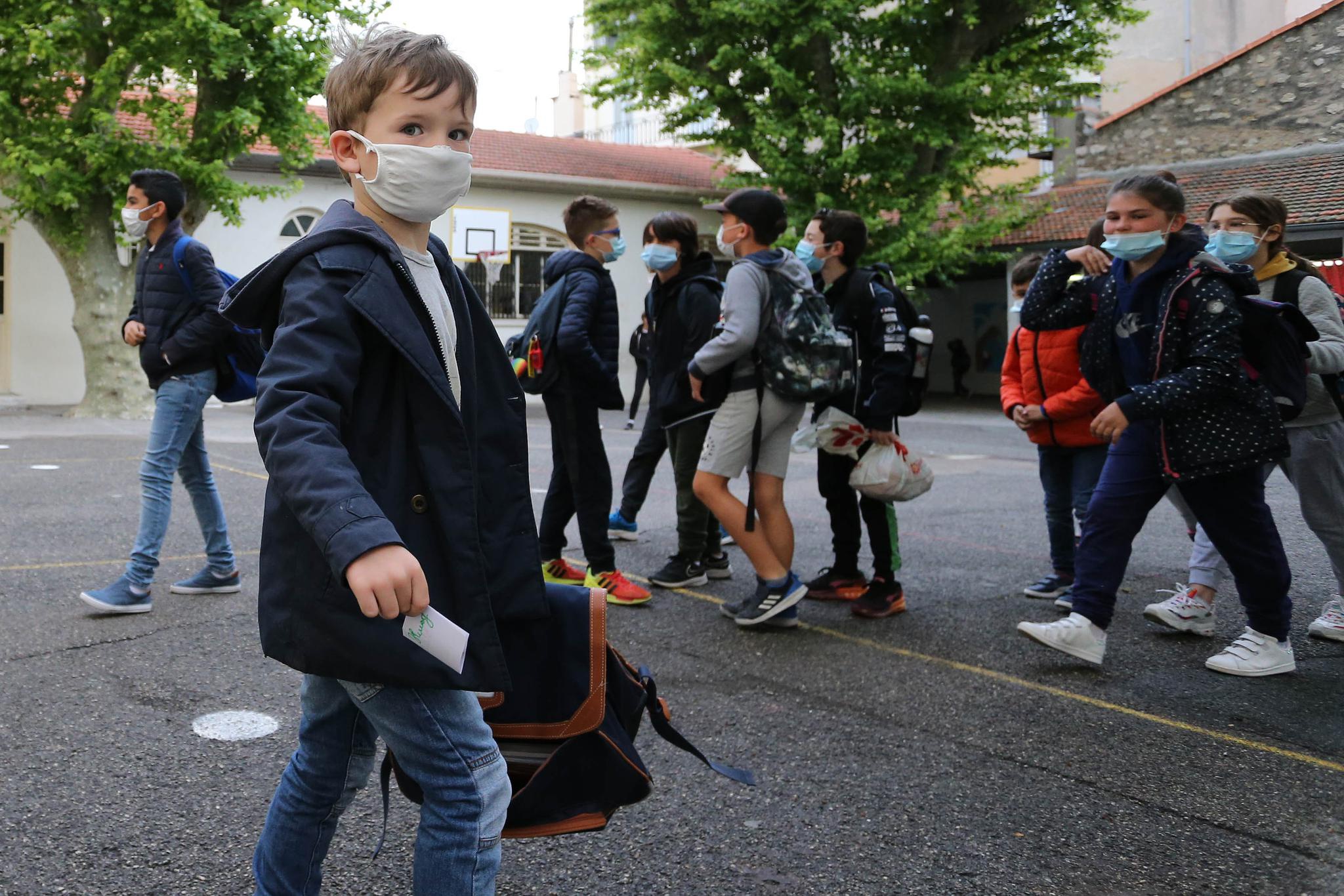 法国小学和幼儿园开学复课