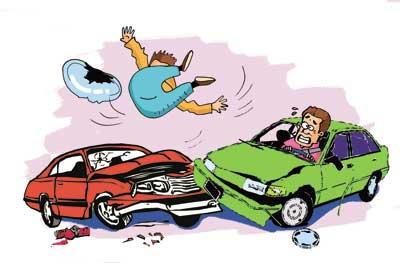 首先,现在的车辆安全带和安全气囊共同组成防护系统,抑制乘员随着惯性