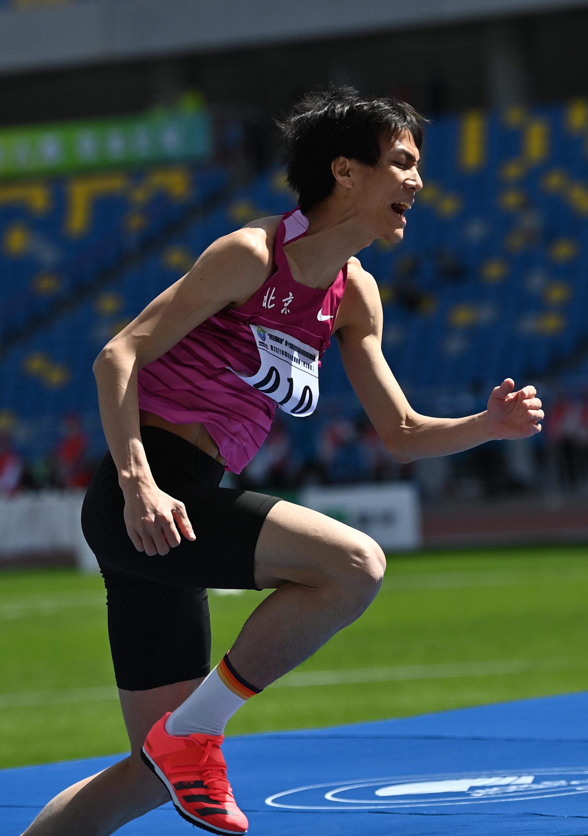 田径全运会田径测试赛男子跳高赛况