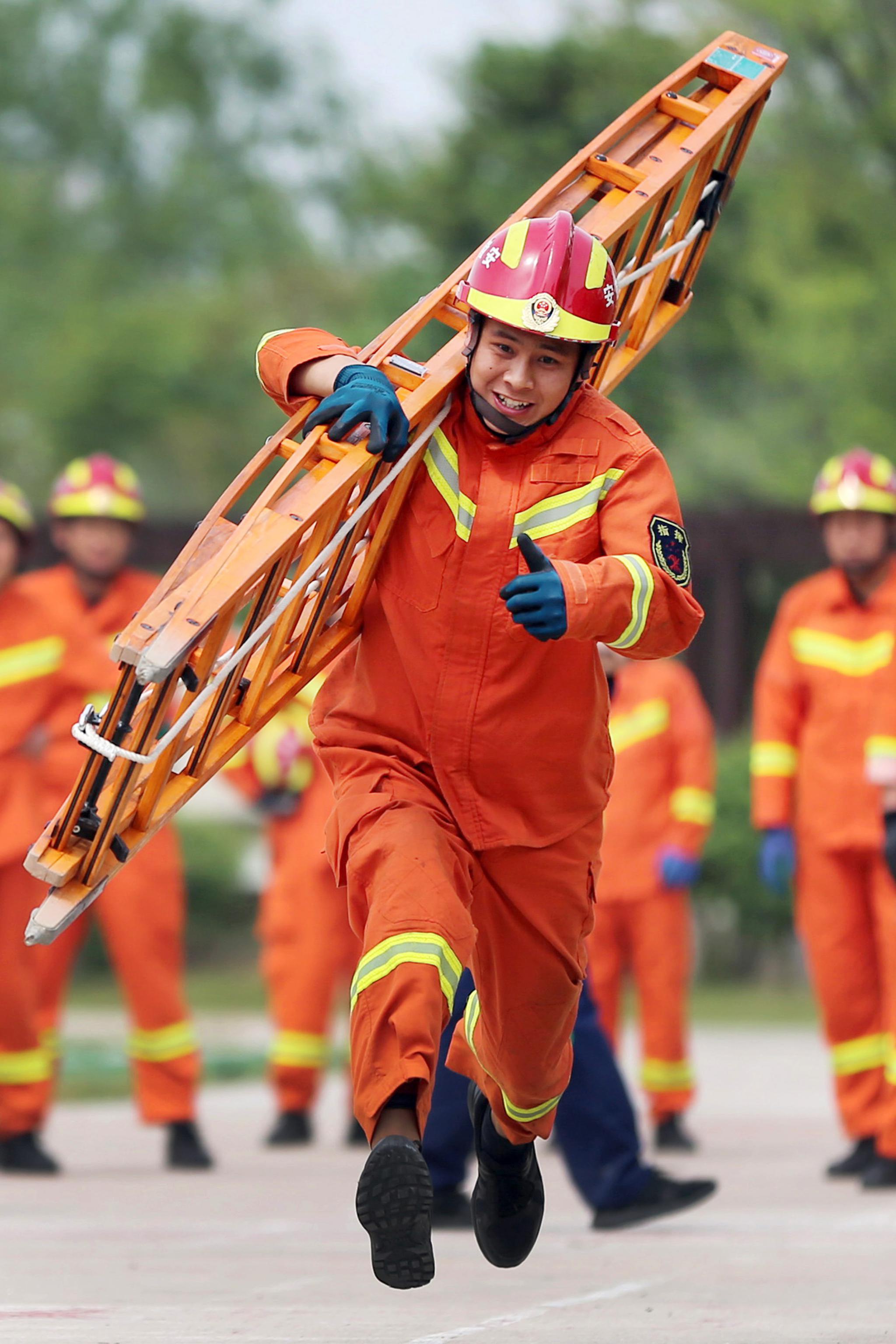 消防运动会 竞赛练技能|安徽省|淮北市_新浪新闻