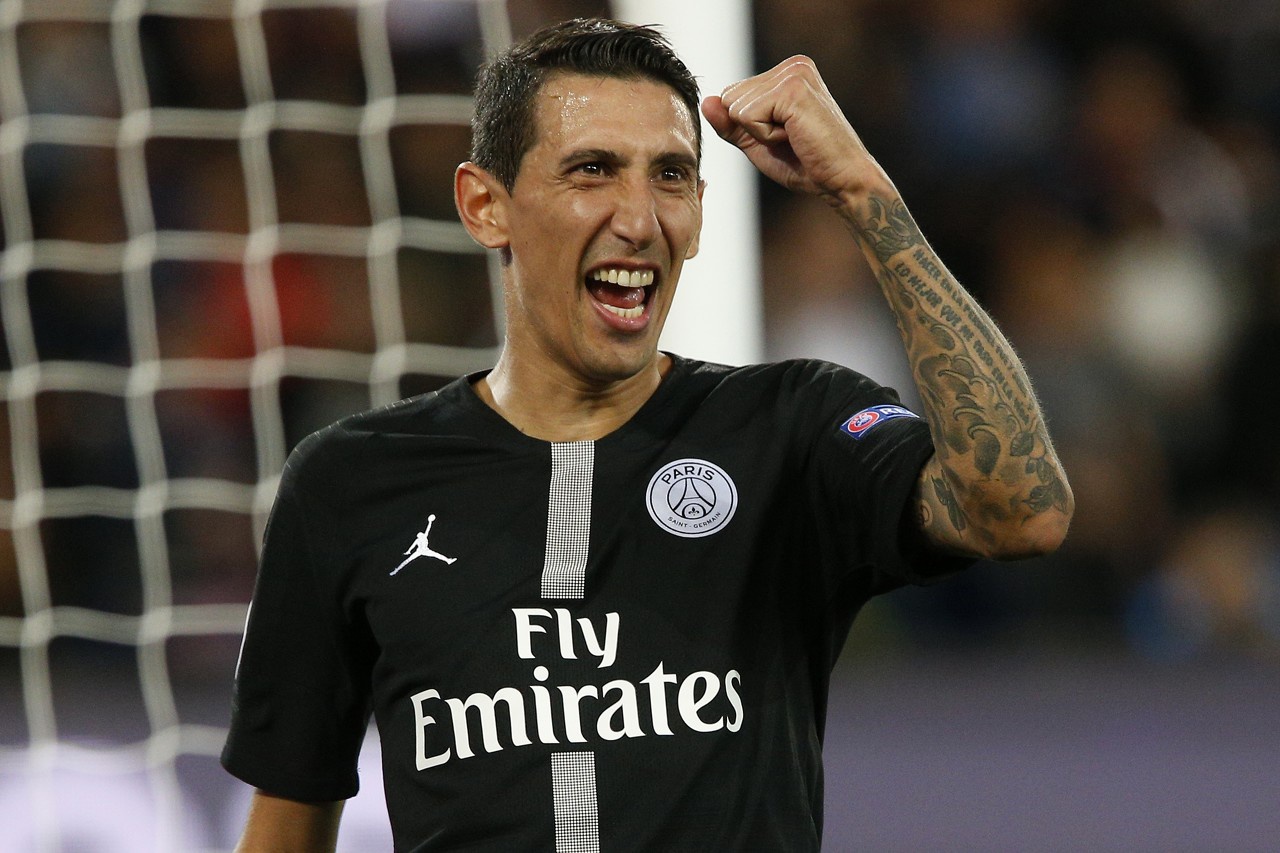 迪马利亚欧冠在巴黎送出17次助攻姆巴佩16次第二内马尔第三