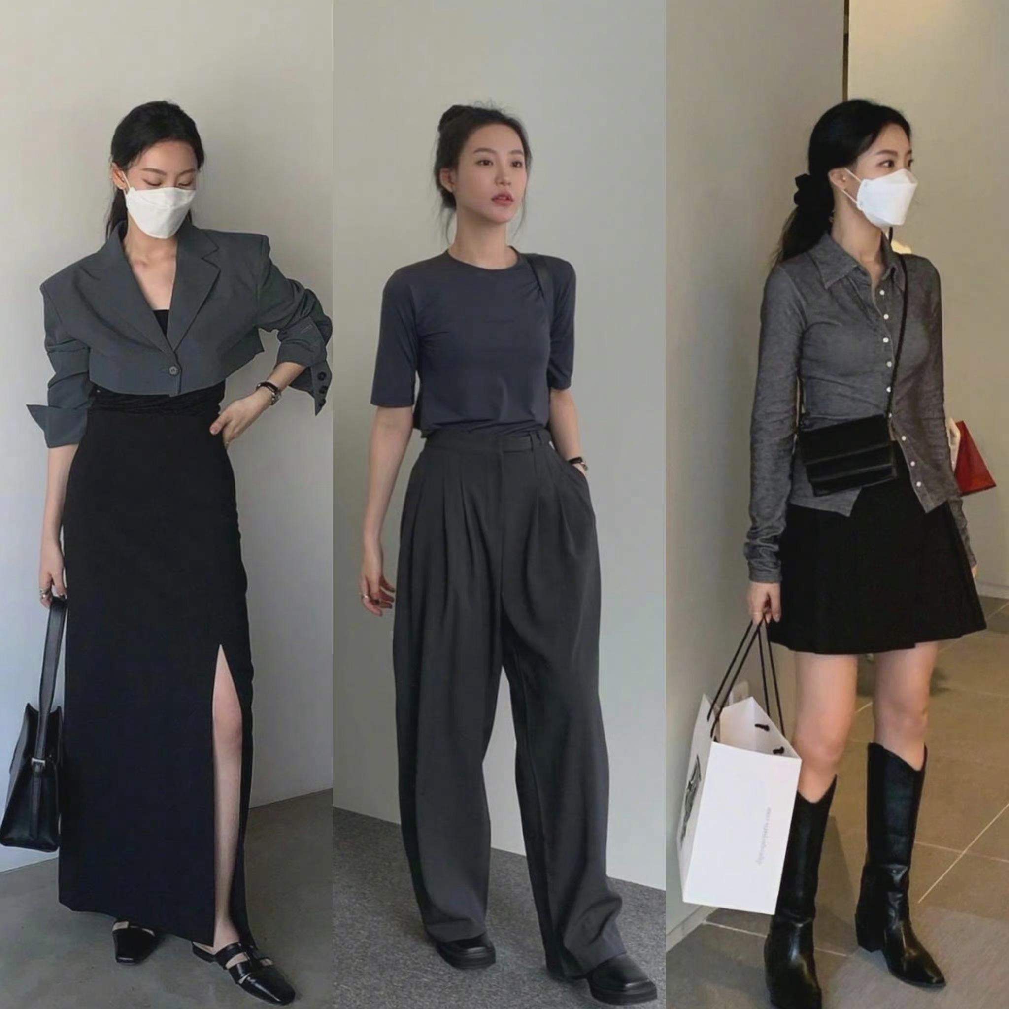 韩国女生seonhye简约舒适的日常穿搭参考