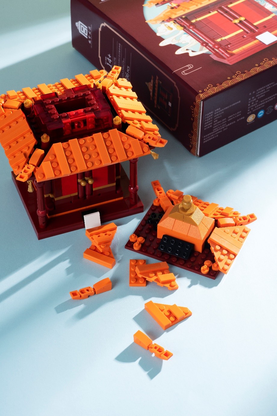 故宫文具又上新益智积木收纳盒太有特色了