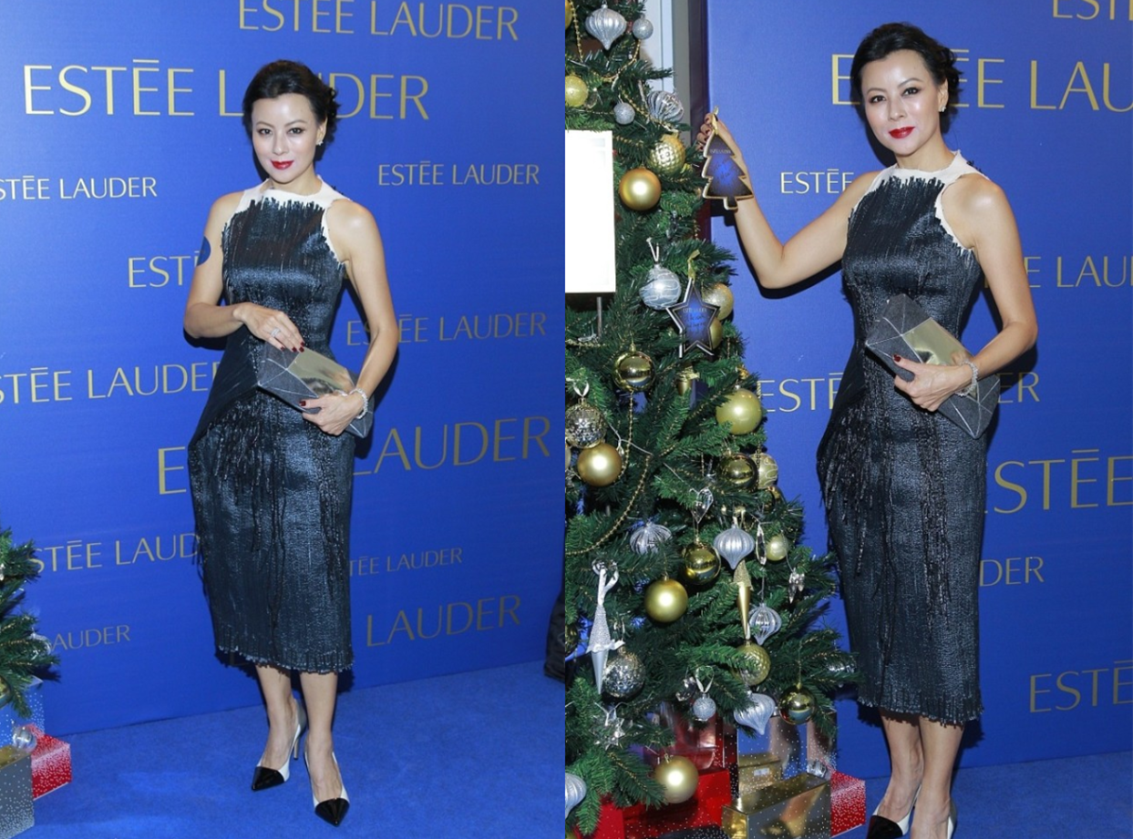 李美凤真是越老越有韵味穿黑裙端庄不显老身材保养得也不错