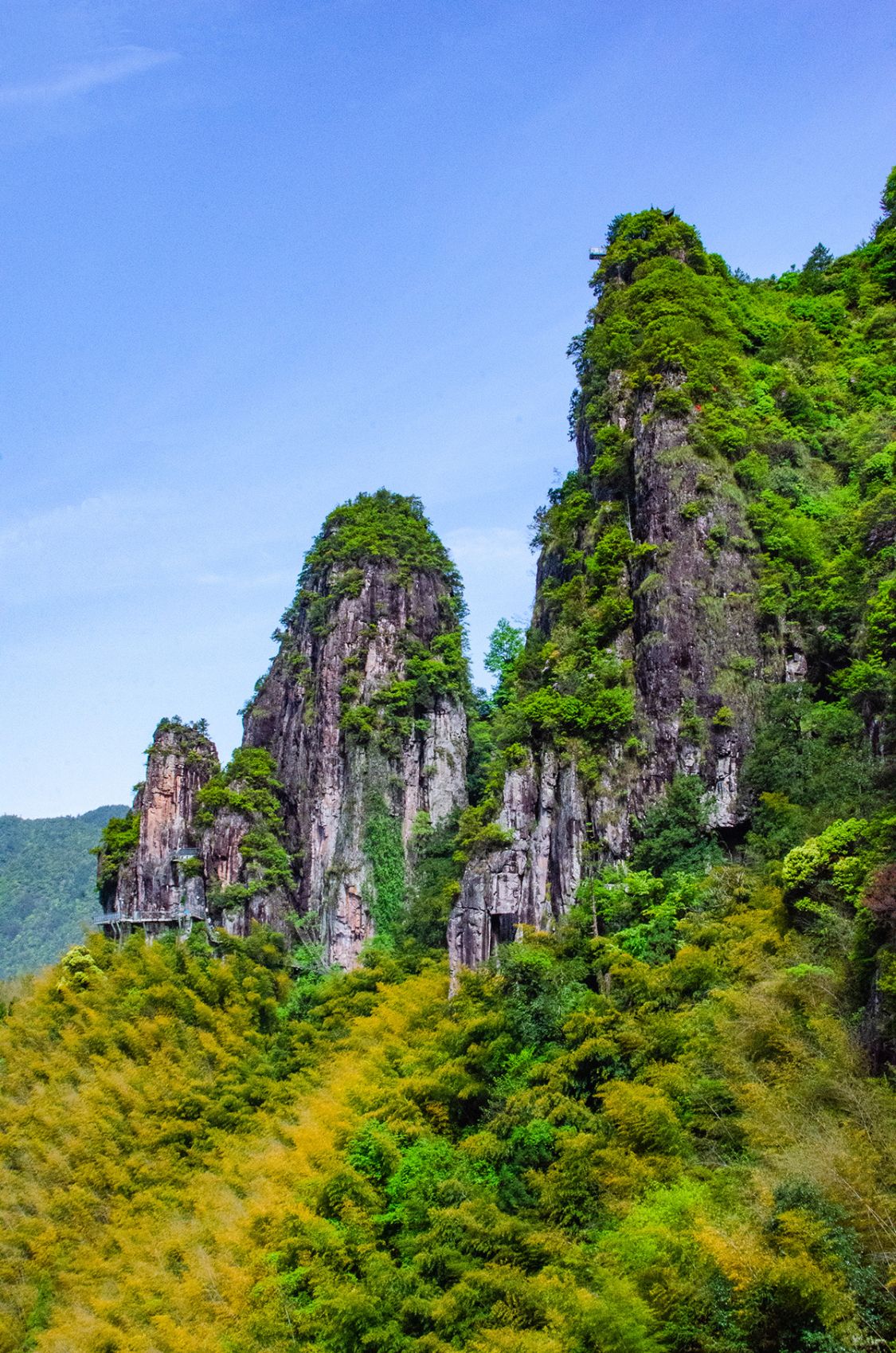 南尖岩,桃源尖,千佛山,遂昌旅游风景线