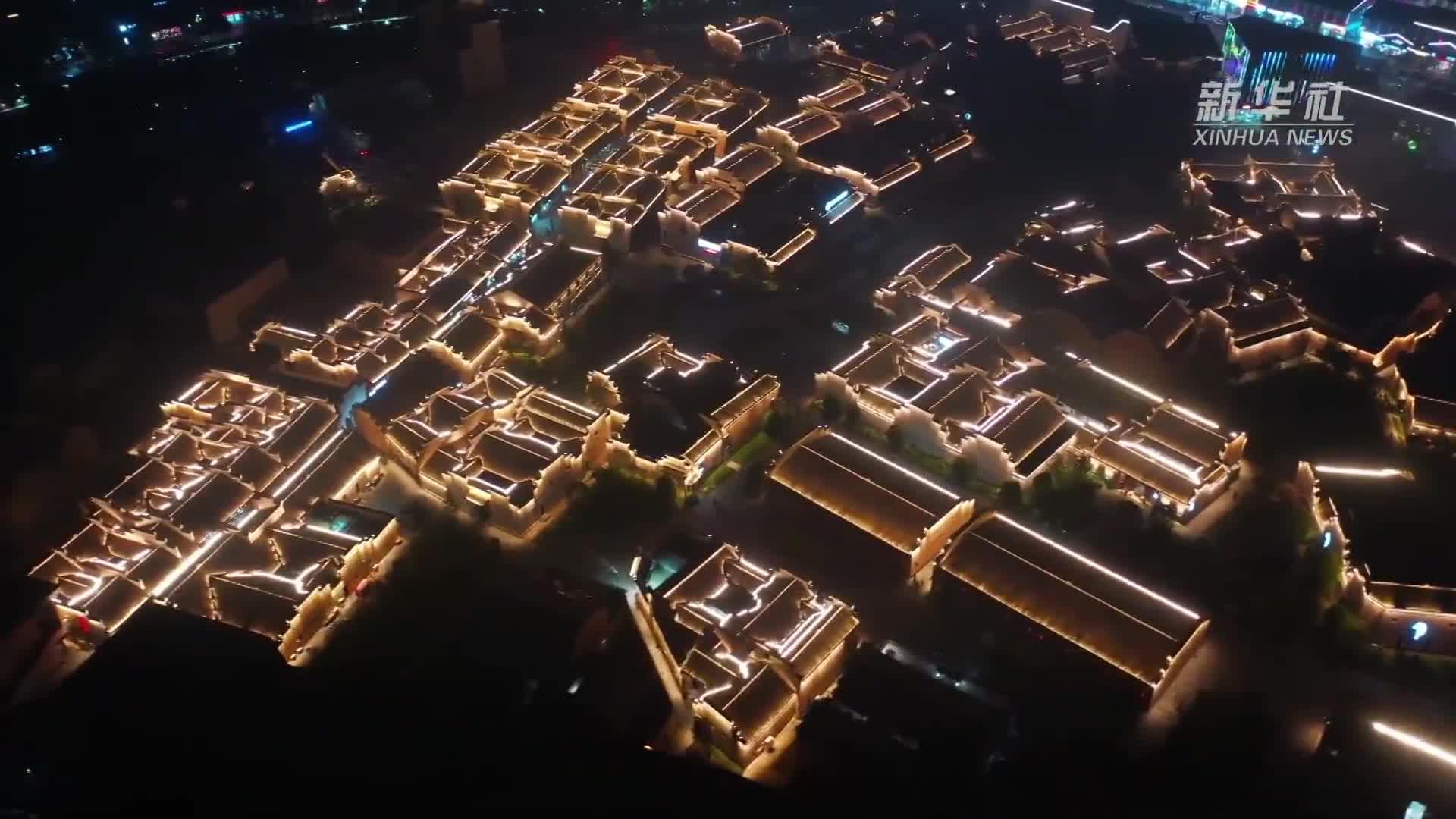 江西万载最是人间烟火气古城夜色醉游人