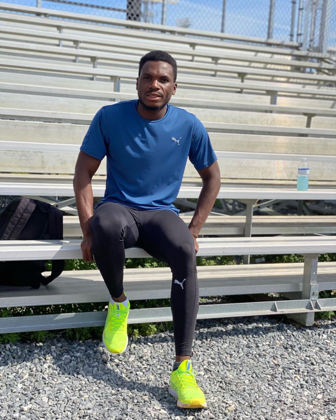 火热的状态,一天后百米比赛,布罗梅尔以9秒88赛季世界第一成绩夺冠