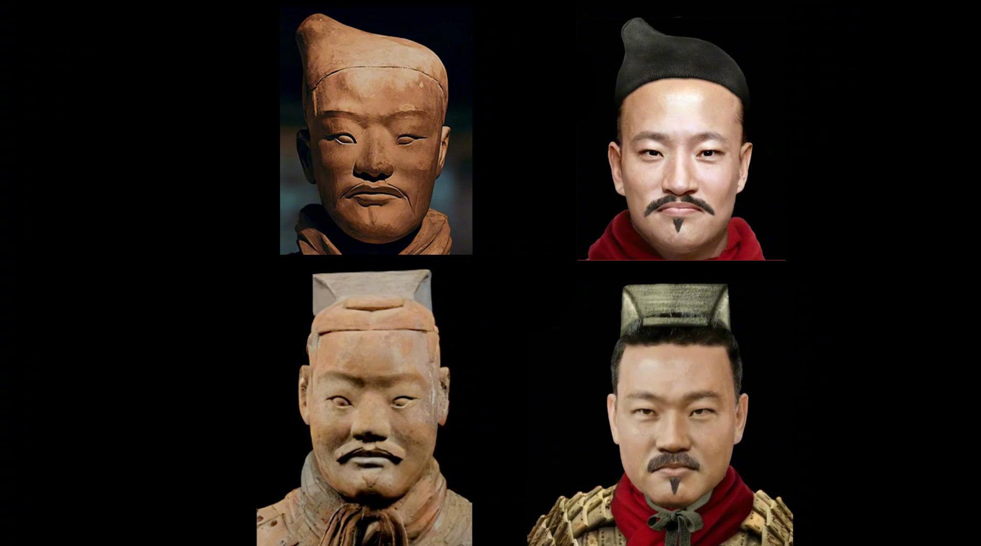 ai技术还原秦兵马俑真实面貌