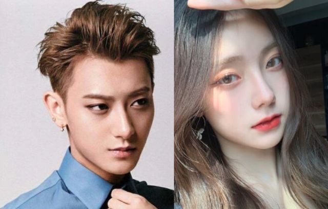 黄子韬模仿鹿晗路线绯闻女友小七岁两人众多情侣款被扒出