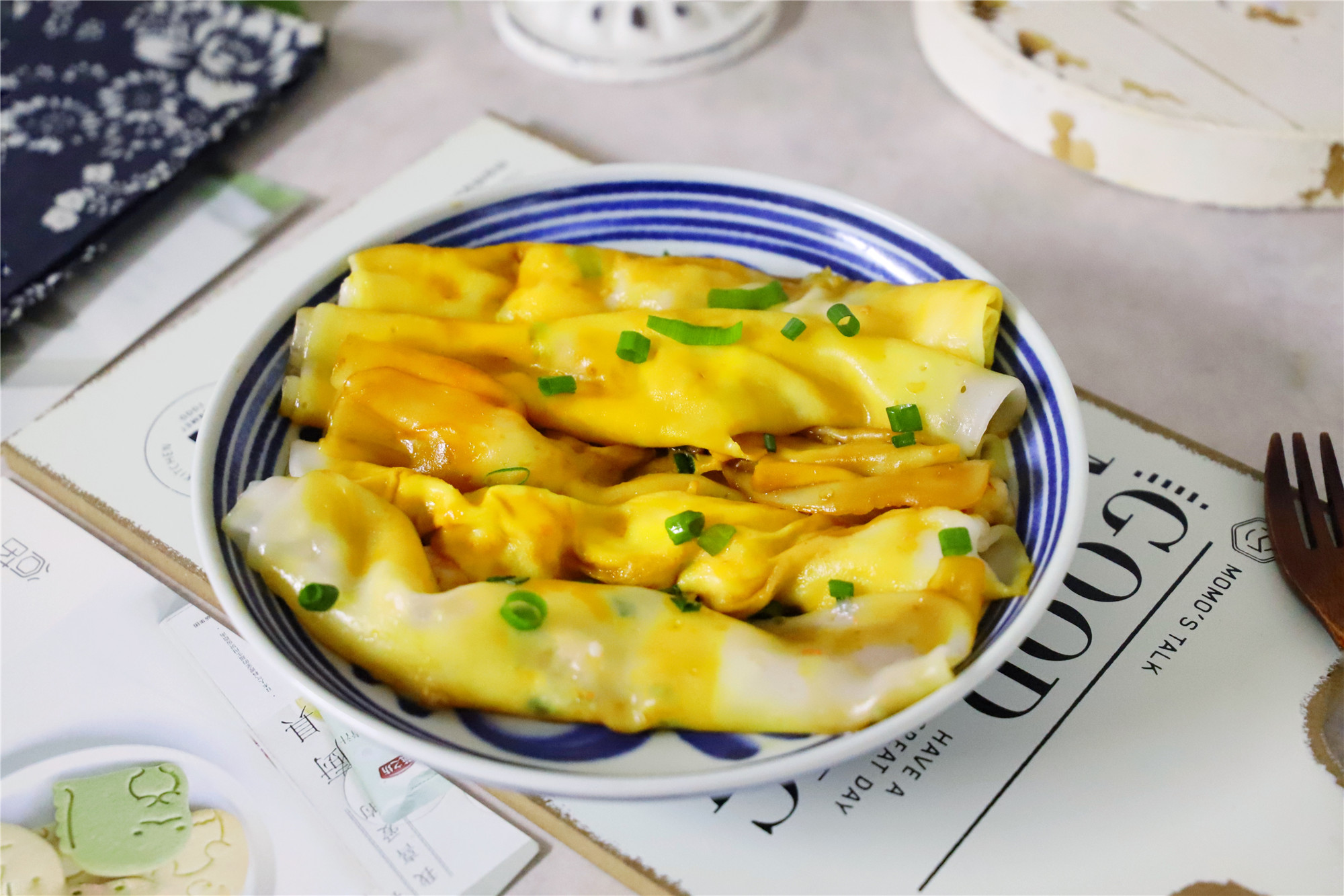 孩子最爱的广式肠粉在家就能做劲道爽滑又营养2分钟出锅