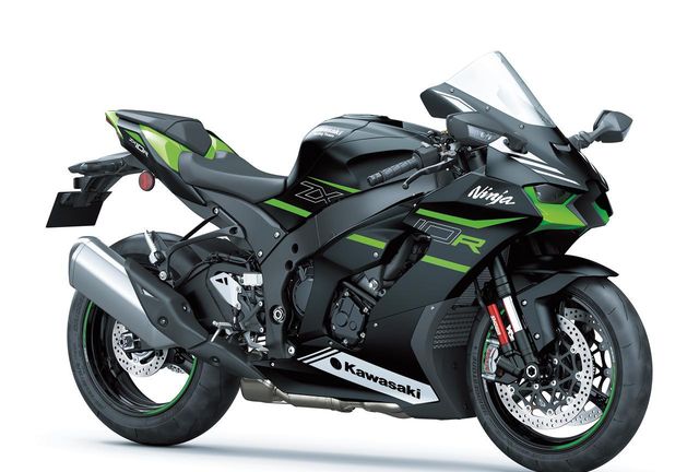 赛道上的绿色旋风,2021日系川崎忍者zx-10r细节!