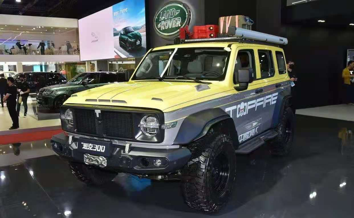 坦克300顶火版正式亮相双色车身越野性能升级