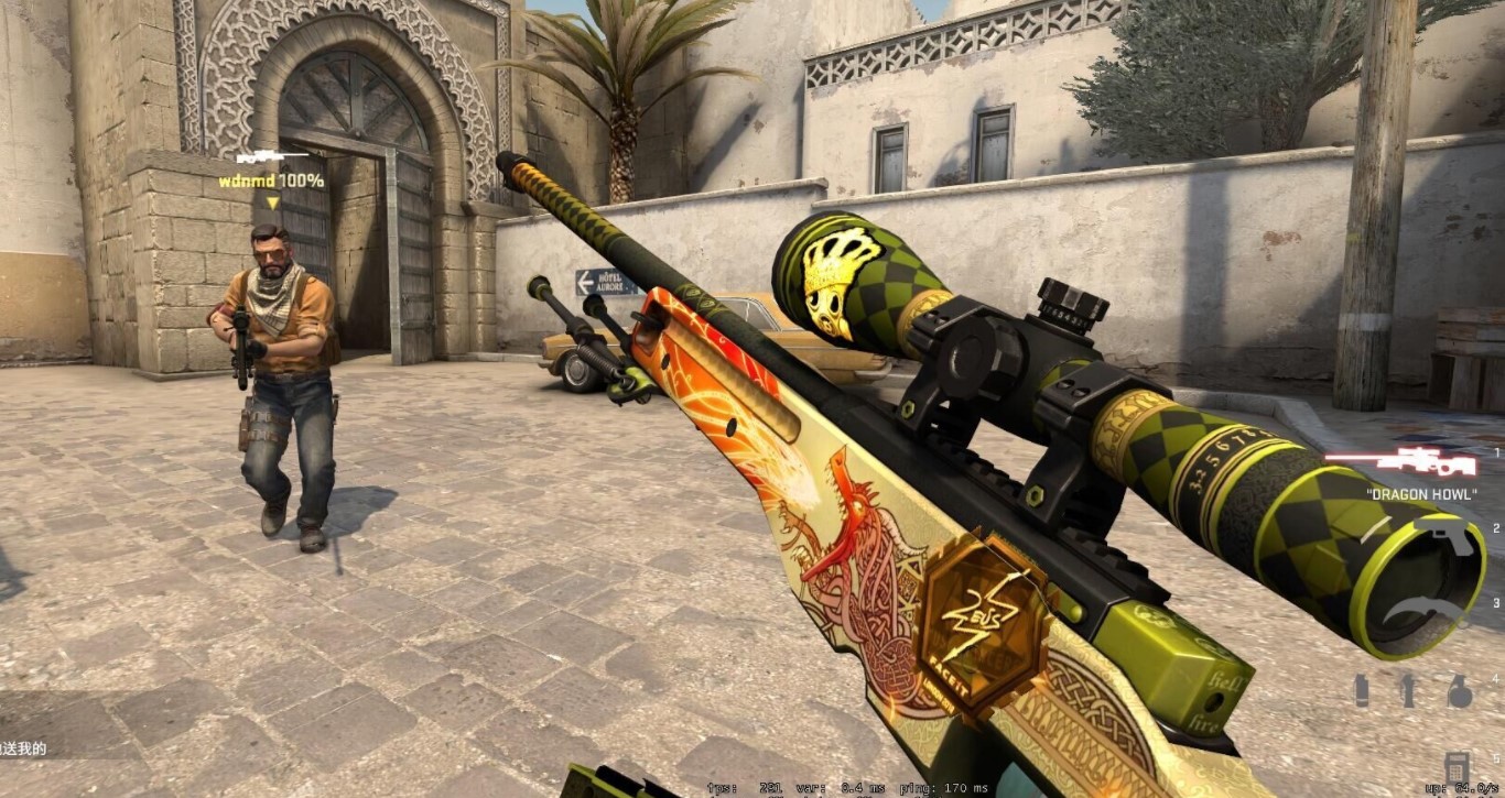 csgo老哥送了一个箱子朋友直接开出绿宝石能卖1万多块