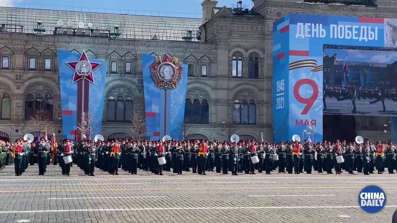 俄罗斯卫国战争胜利76周年阅兵全流程总彩排