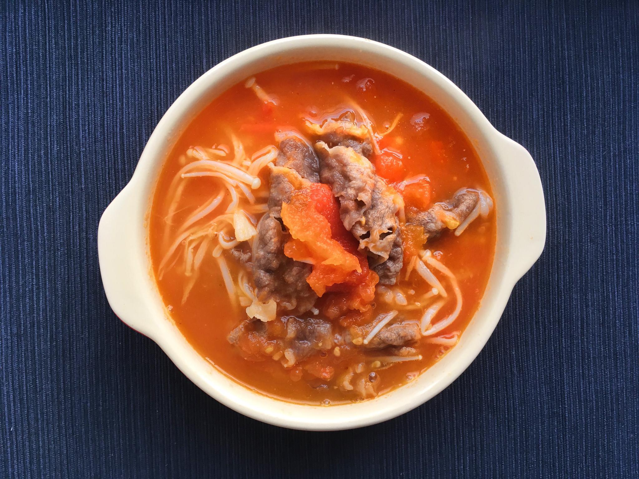 学会这样做肥牛番茄面,爽口解馋又营养丰富,让人食欲满满|肥牛|番茄