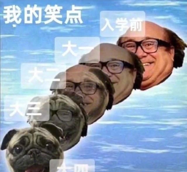 网友晒大学生变化对比图大一是个精神小伙大四却让人笑出眼泪