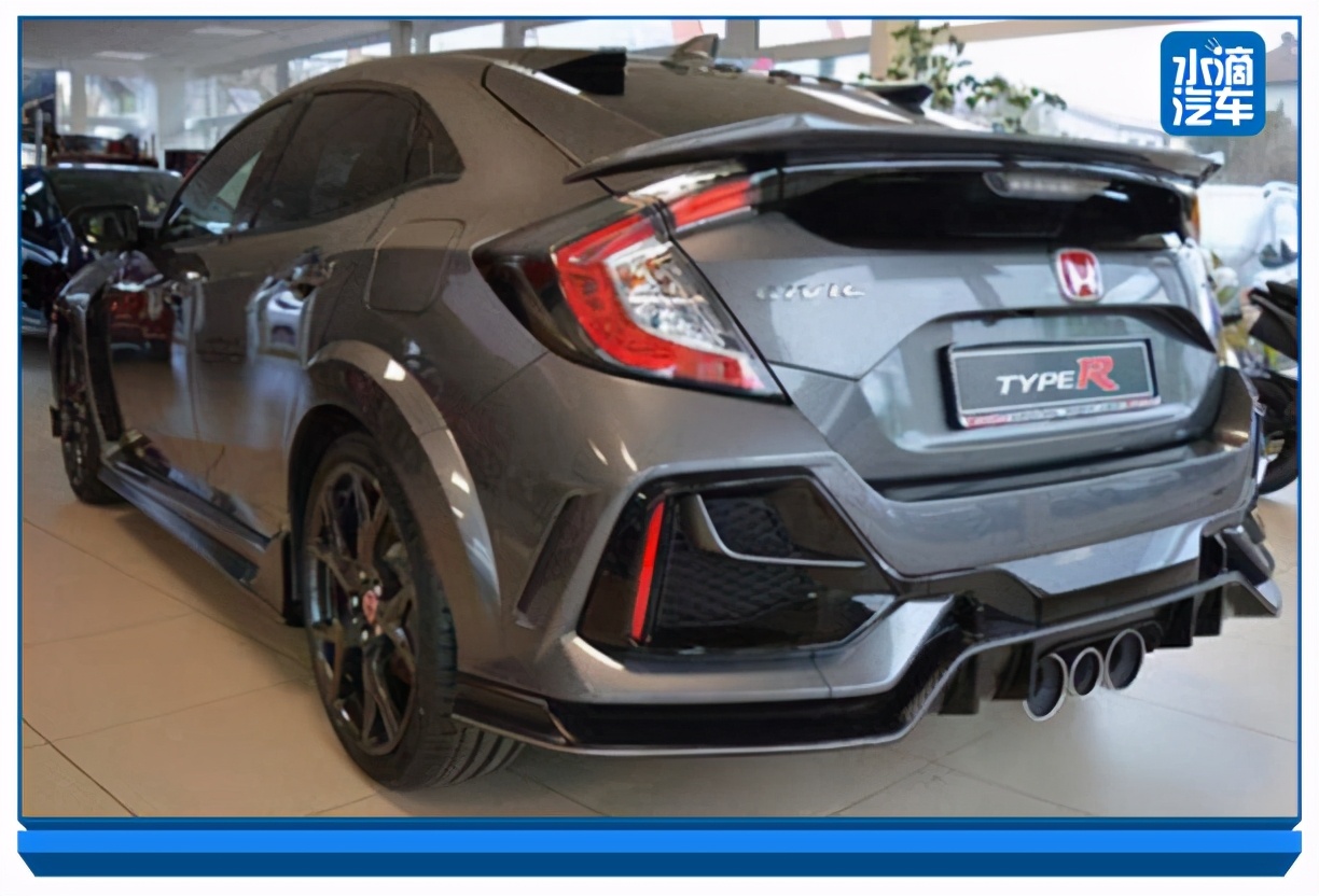 本田思域typer到店实拍标配超跑套件竟还自带尾翼