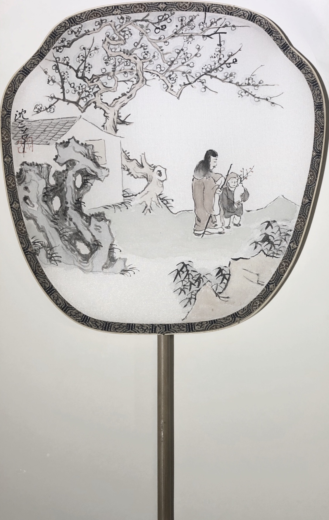 著名书画家沈三草的扇画作品|三草|扇子|扇画_新浪新闻
